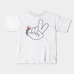 peace, hope and love Kids T-Shirt